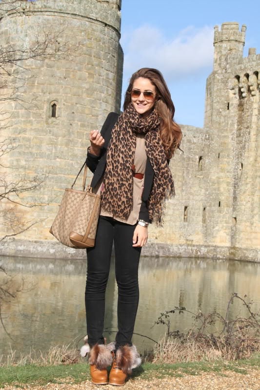 Animal Print Scarf For girls Animal Print Scarf For girls