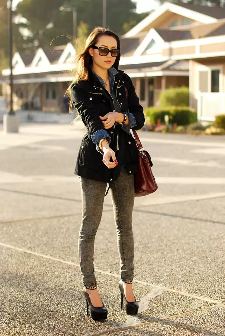 Black Denim Jacket for girls Black Denim Jacket for girls
