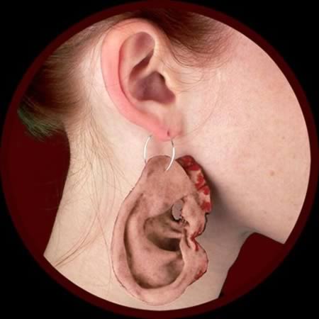 Creepy earrings