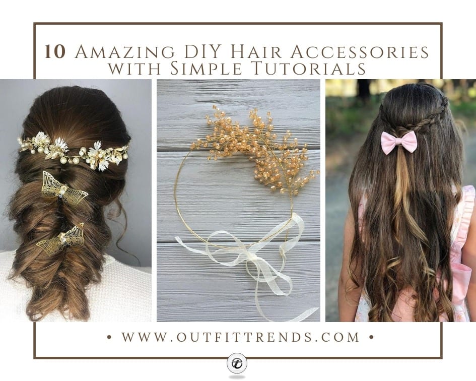 Power vitality Misleading 10 Amazing DIY Hair Accessories with Simple Tutorials