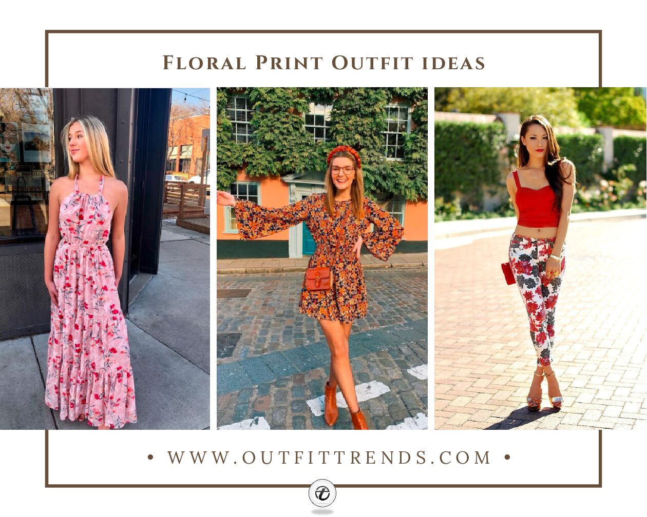 22 Cute Floral Print Outfits - How to Wear Floral Print Dress