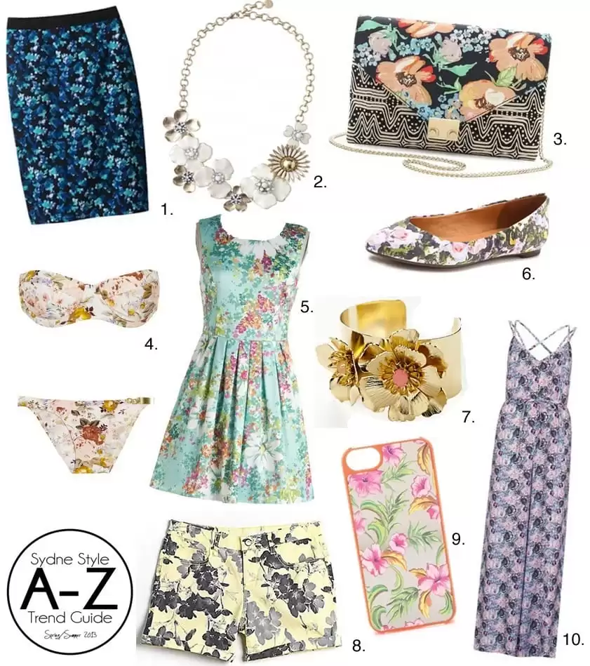 Floral Print Spring summer fashion Trends Floral Print Spring summer fashion Trends