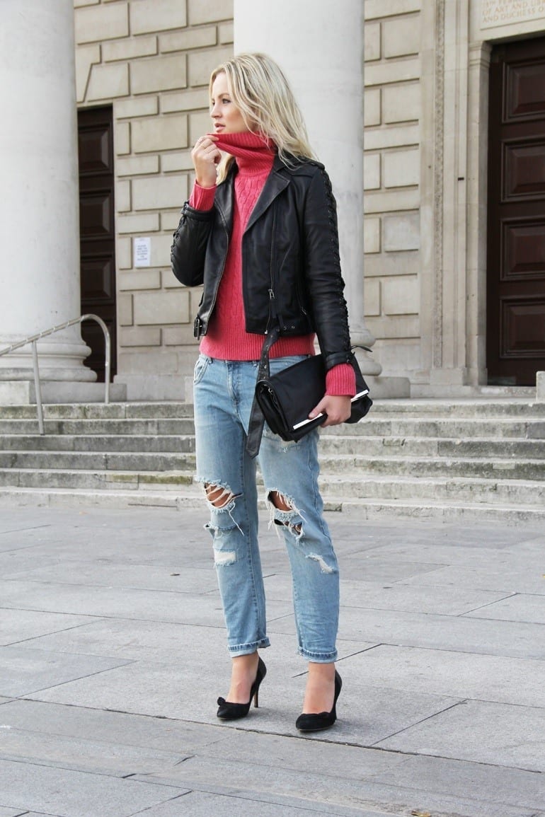 Outfits with Ripped Jeans-15 Ways to Wear Distressed Denims