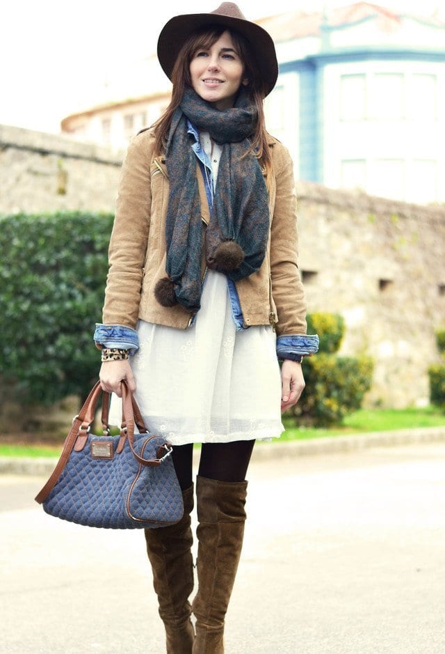 Outfits with Scarves - 50+ Ways to Wear a Scarf this Season