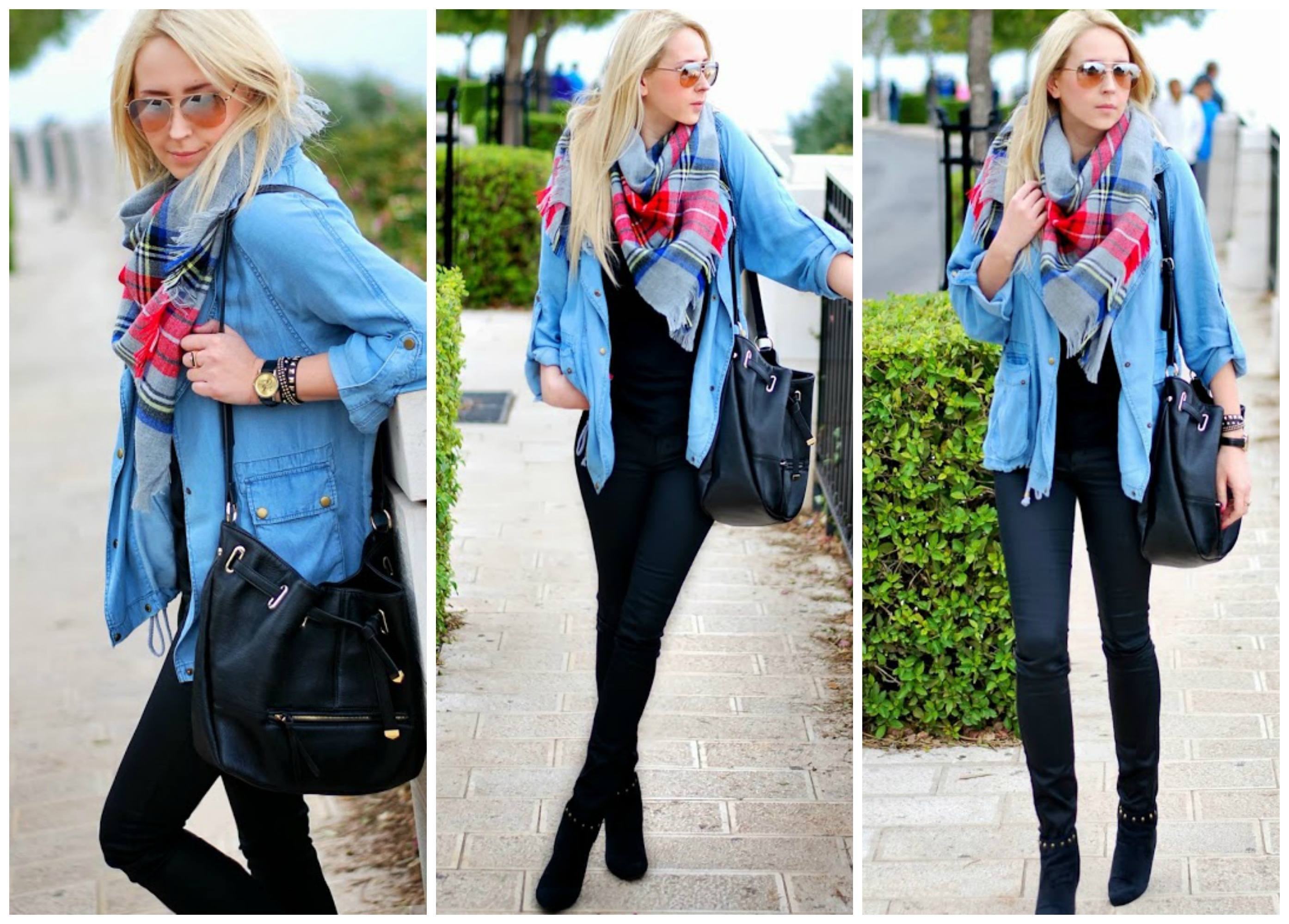Outfits with Scarves - 50+ Ways to Wear a Scarf this Season