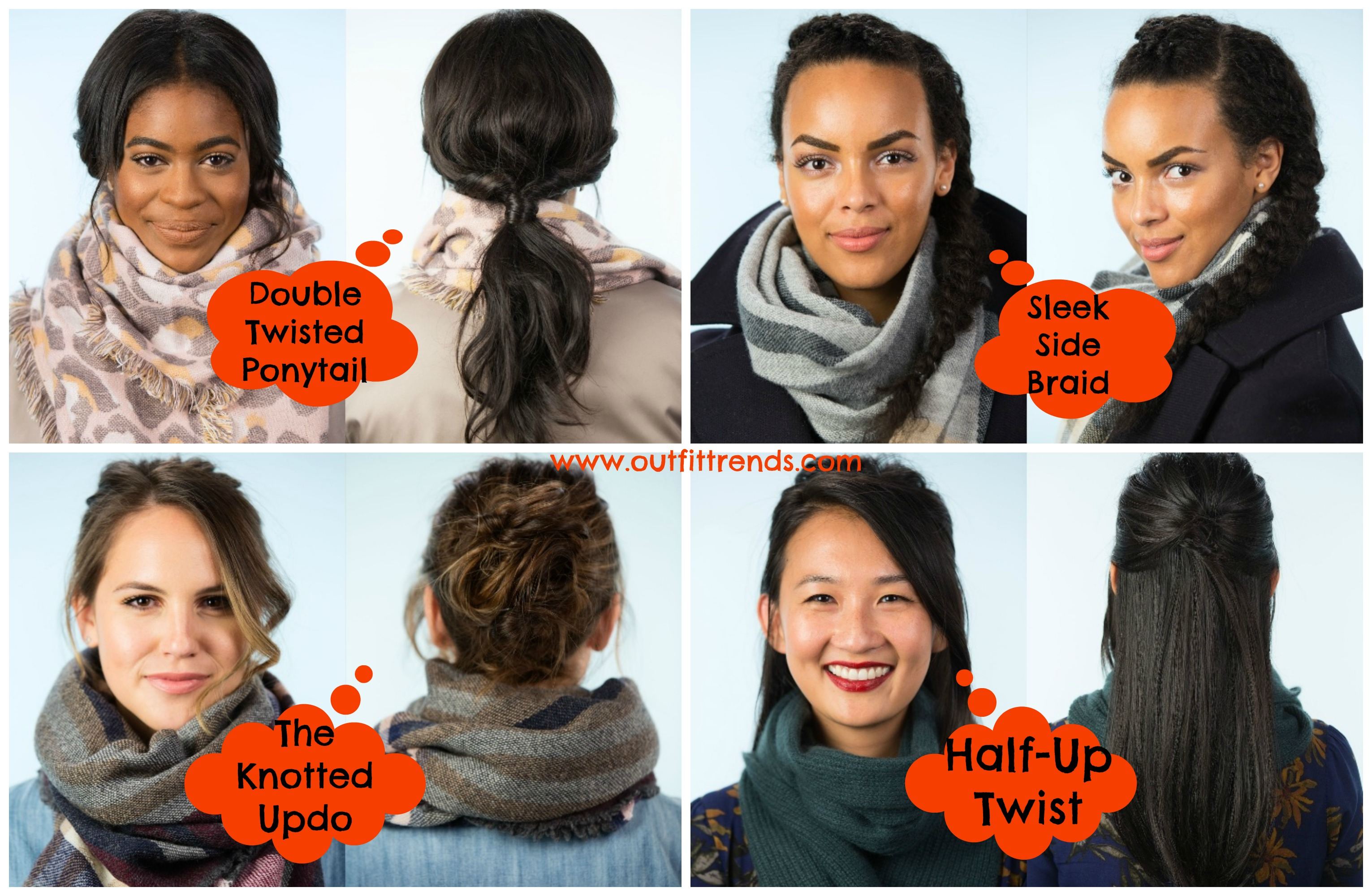 Trendy ways to wear a scarf hotsell