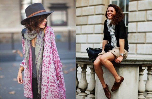 Outfits with Scarves - 50+ Ways to Wear a Scarf this Season