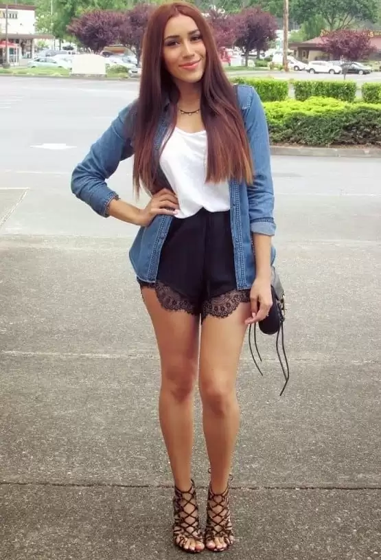 How to Style Lace Shorts How to Style Lace Shorts