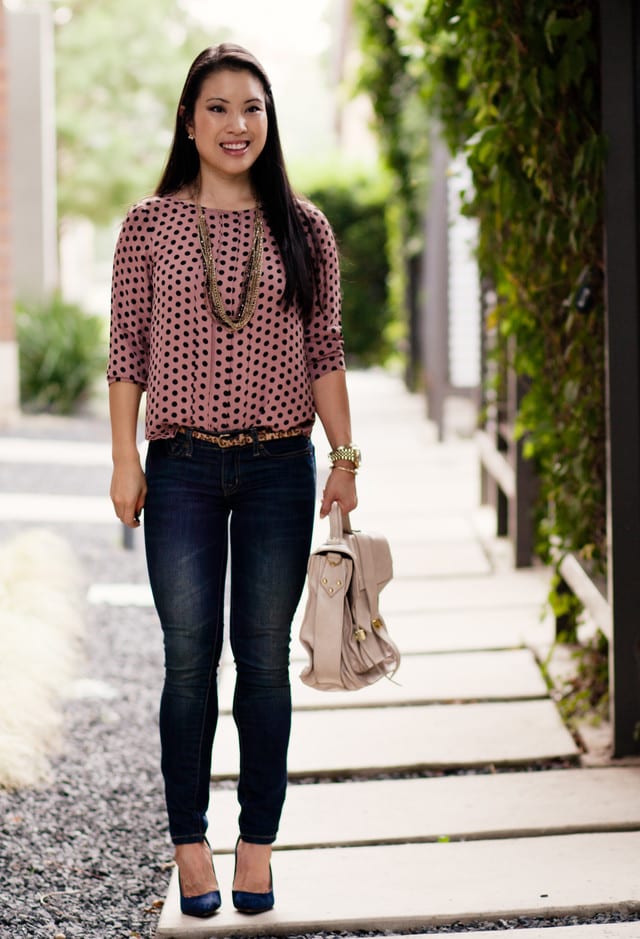 Pink Polka Dot Shirts