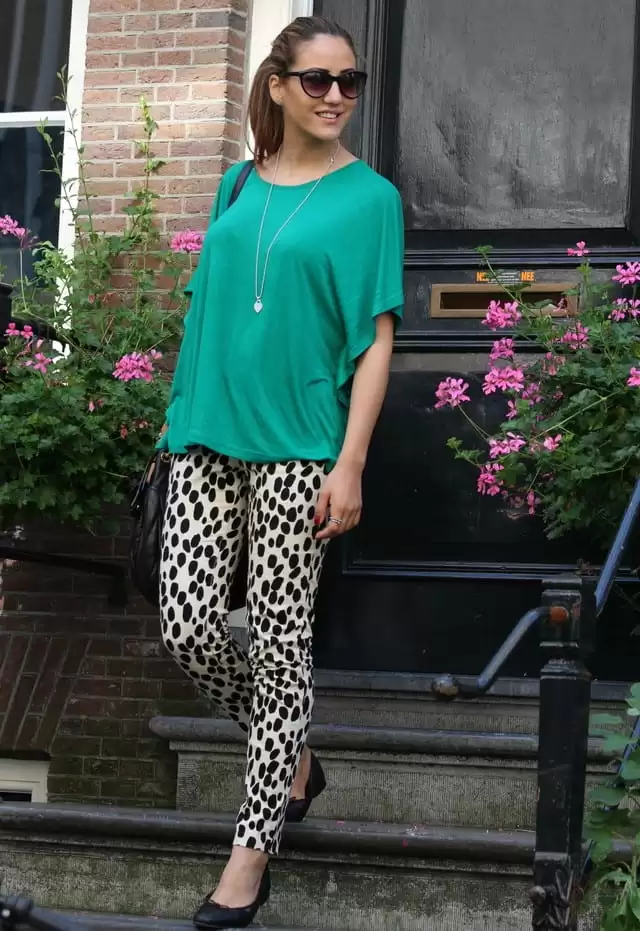 Polka dot trousers Polka dot trousers