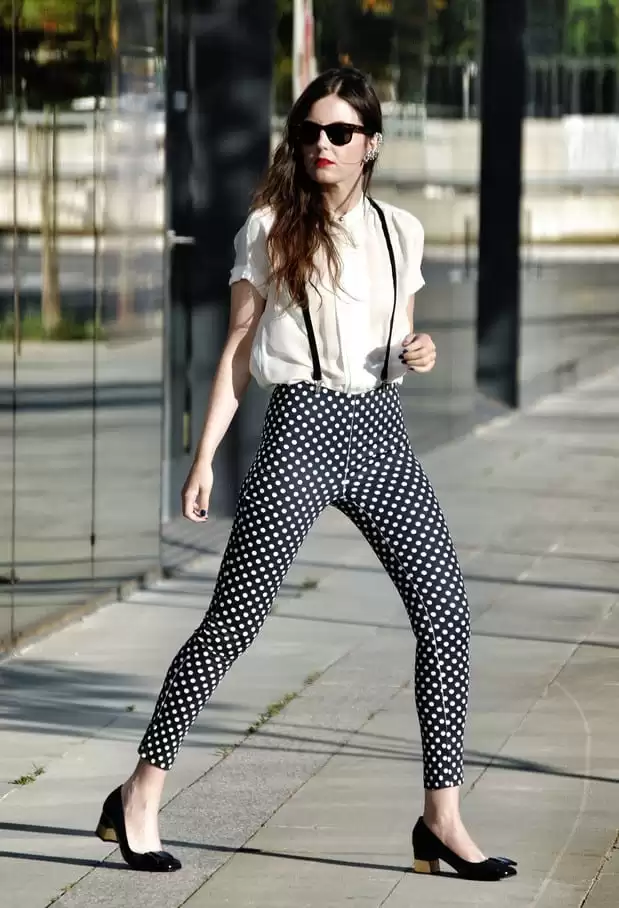 Stylish Polka Dot Pants Stylish Polka Dot Pants