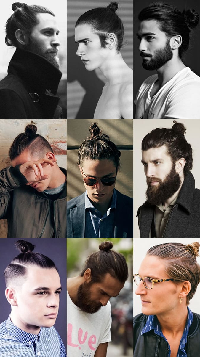 Topknot Mens hairstyles
