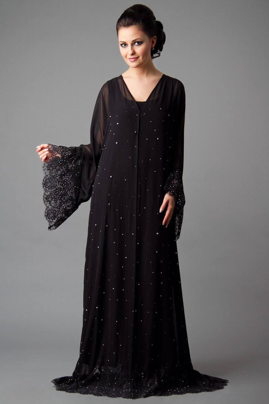 Fancy Embroidered Abaya Fancy Embroidered Abaya