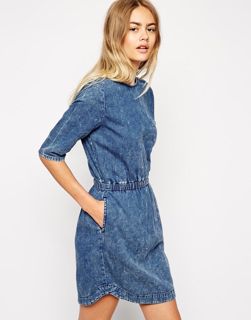 Latest denim dresses