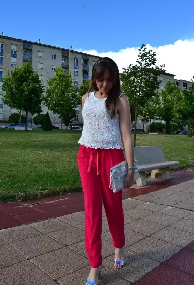 Pink baggy pants Pink baggy pants