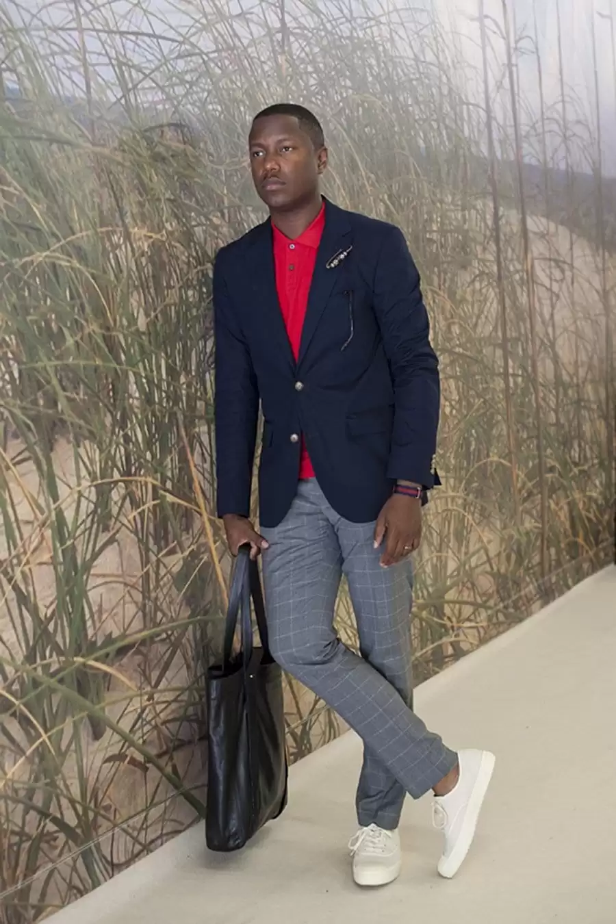 Polo shirt with blazer Polo shirt with blazer