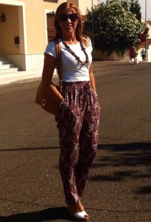Printed Baggy pants Printed Baggy pants