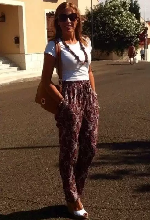 Printed Baggy pants Printed Baggy pants