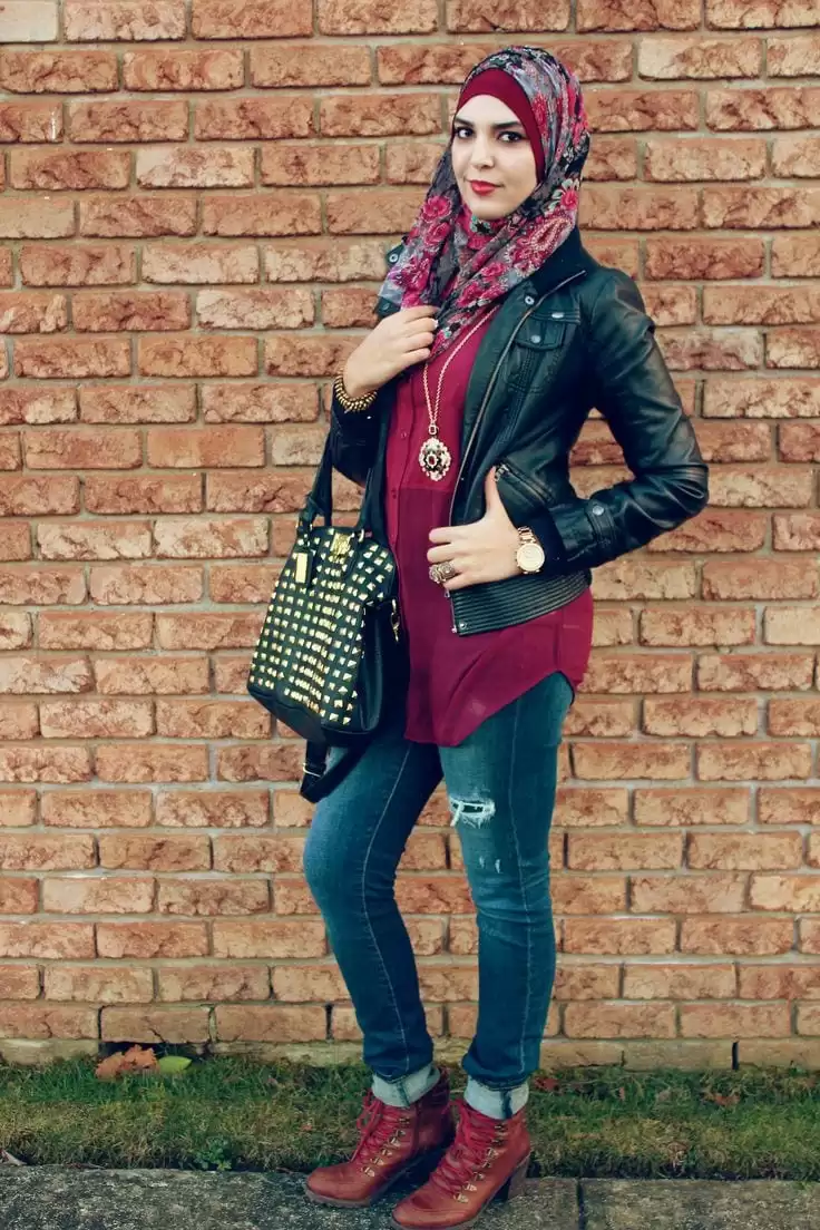Stylish look with hijab Stylish look with hijab