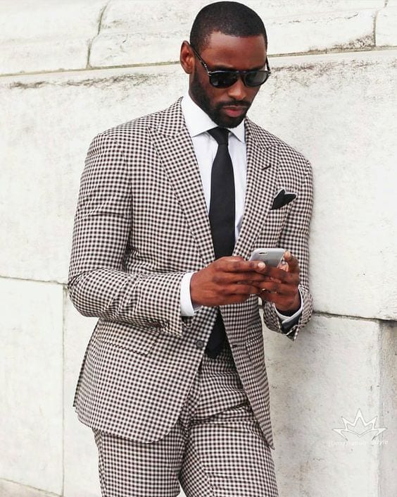 check suits for men