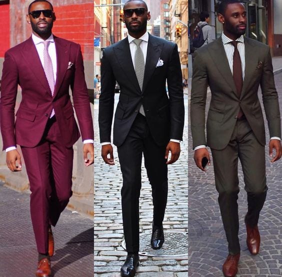 check suits for men
