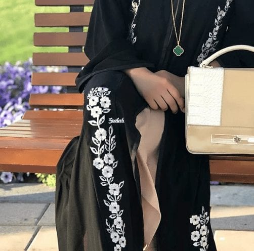 latest dubai embroidered abayas