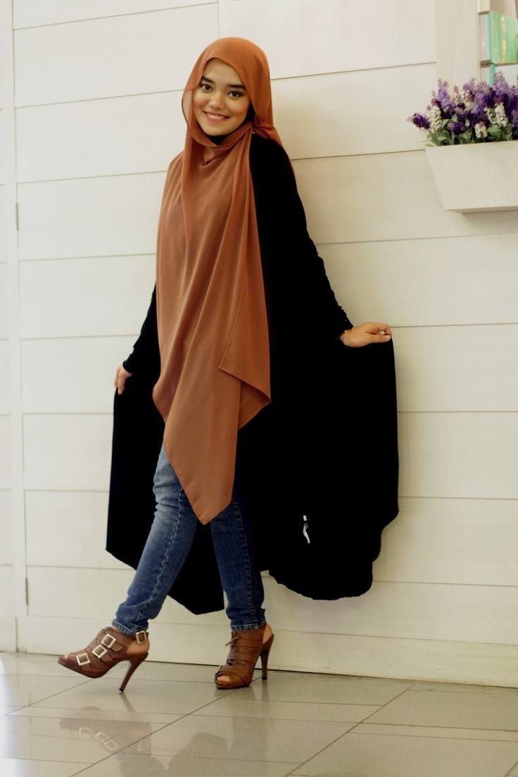 40 Stylish Ways to Wear Hijab  with Jeans for Chic  look 