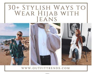 hijab with jeans outfits