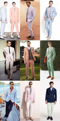 pastel color semi formal attire for men