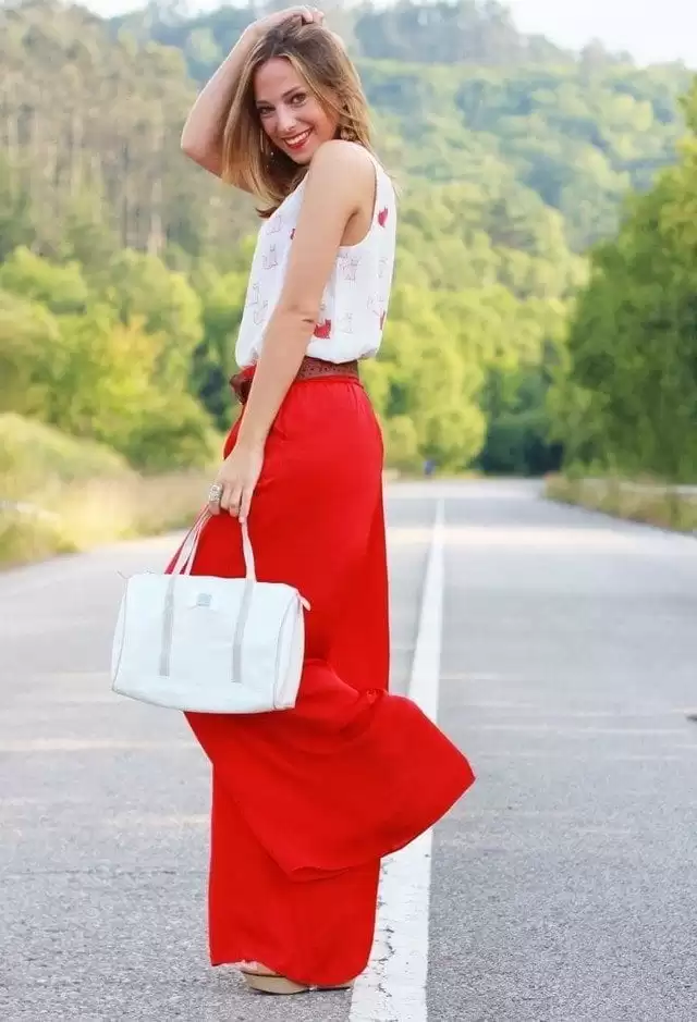 red palazzo pants red palazzo pants