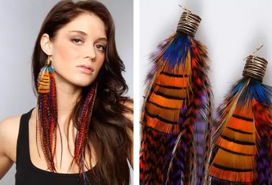 Beautiful Feather Earrings Beautiful Feather Earrings