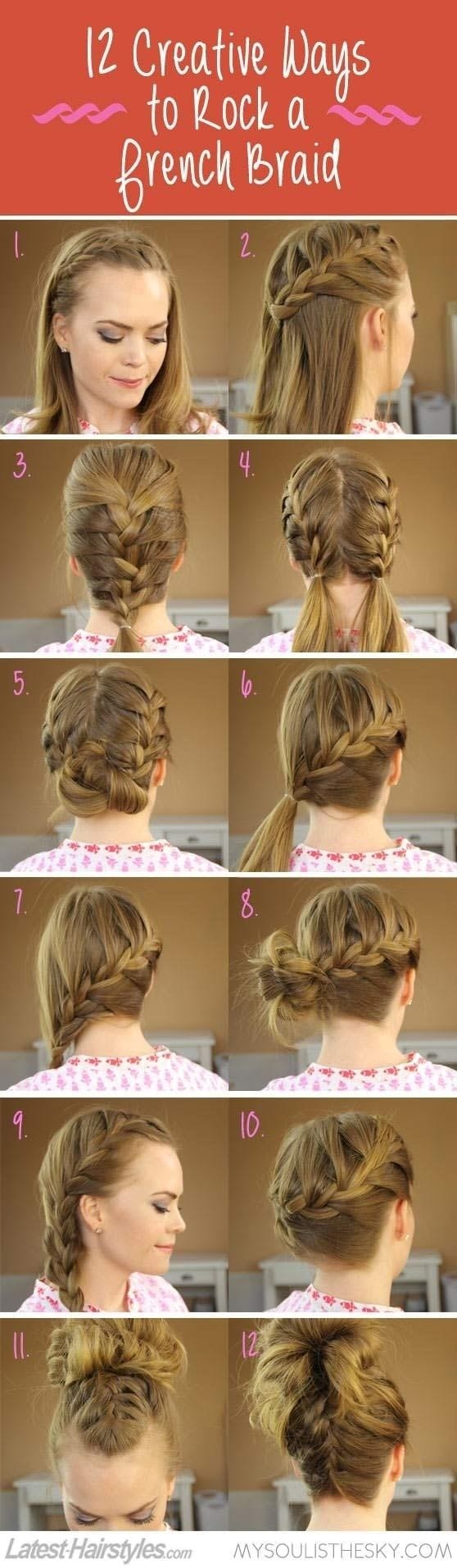 20 Cute And Easy Braided Hairstyle Tutorials