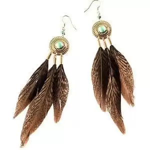 Buy online Feather Earrings Buy online Feather Earrings