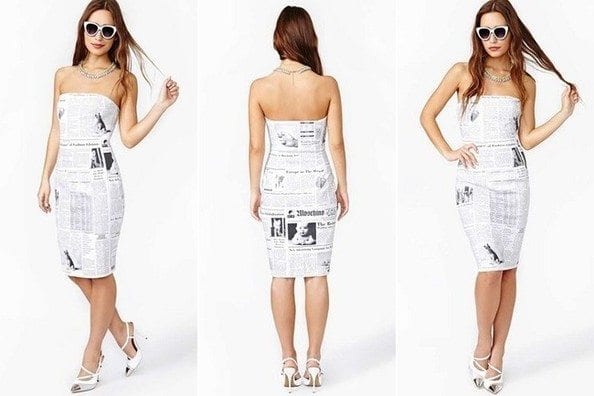 Carrie Bradshaw's Paper Dress Carrie Bradshaw's Paper Dress