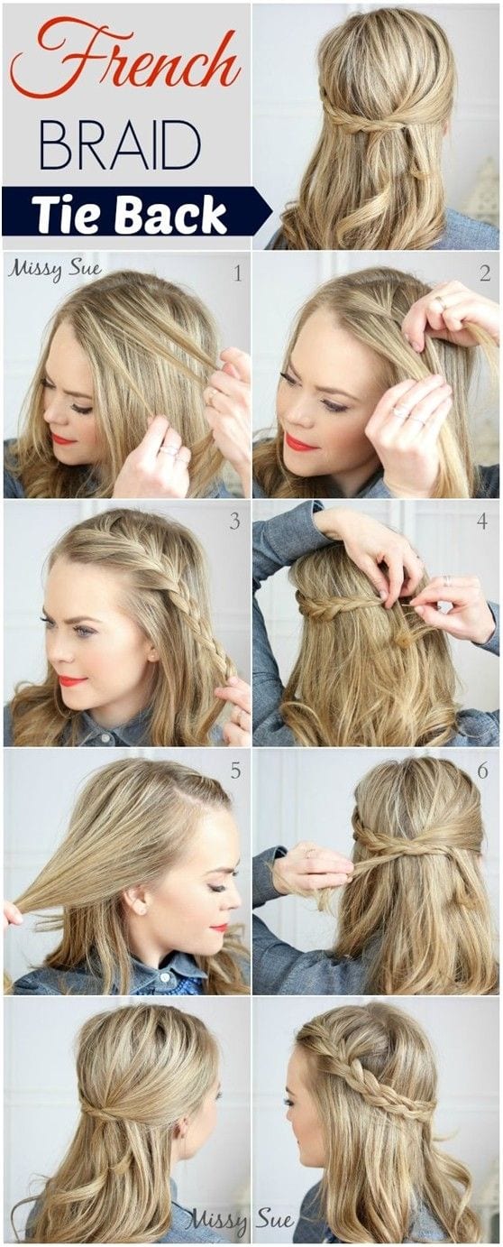 20 Cute and Easy Braided Hairstyle Tutorials