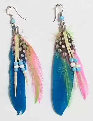Fashionable Feather Earrings Fashionable Feather Earrings