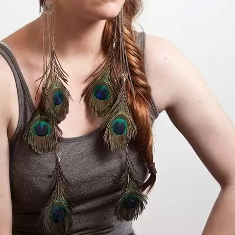 Funky Feather Earrings Funky Feather Earrings