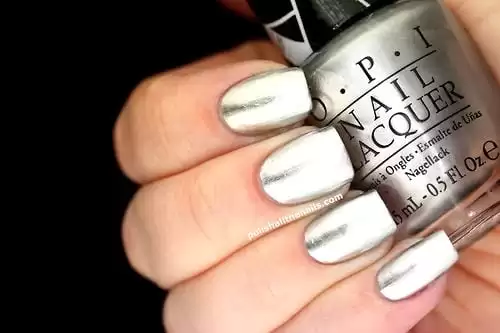 How to do metallic nail art How to do metallic nail art