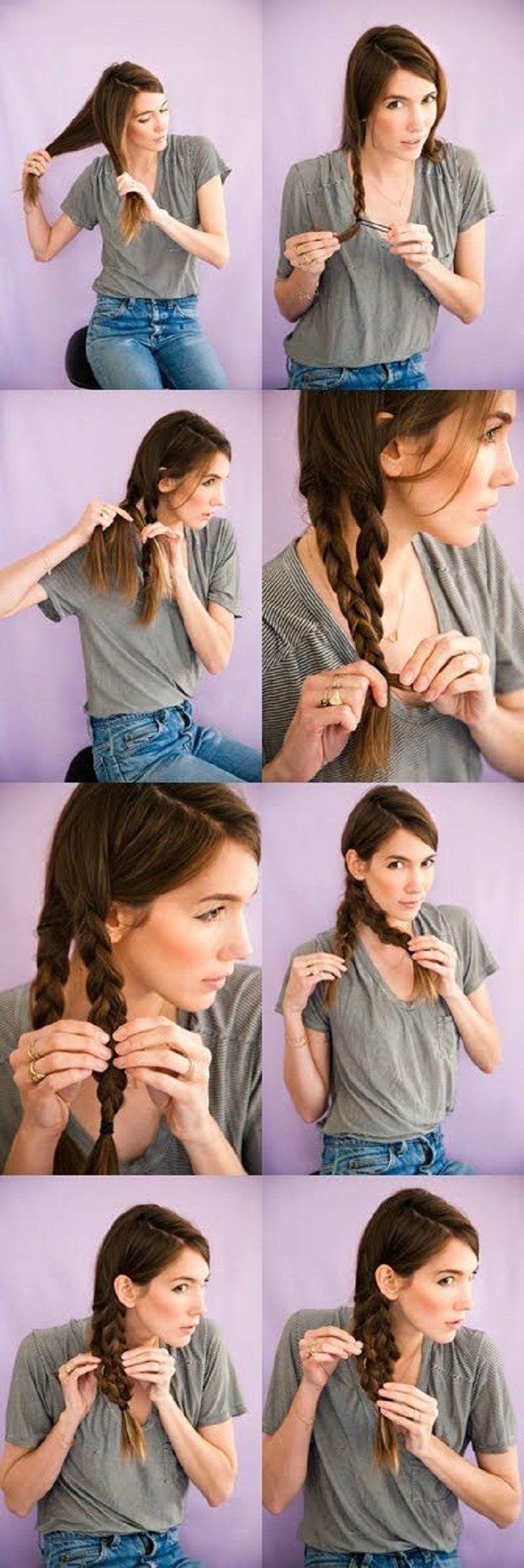 20 Cute And Easy Braided Hairstyle Tutorials