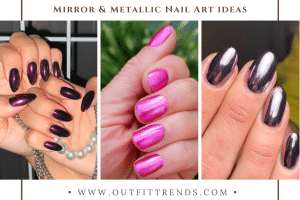 25 Most Awesome Mirror and Metallic Nail Art Ideas