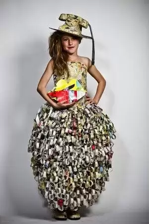 Paper dresses kids Paper dresses kids