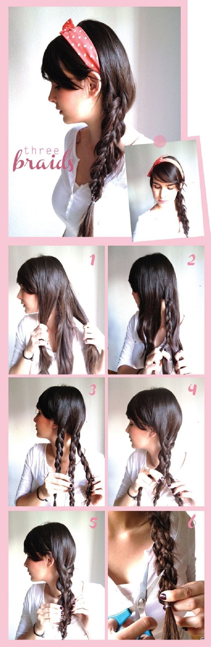 20 Cute And Easy Braided Hairstyle Tutorials