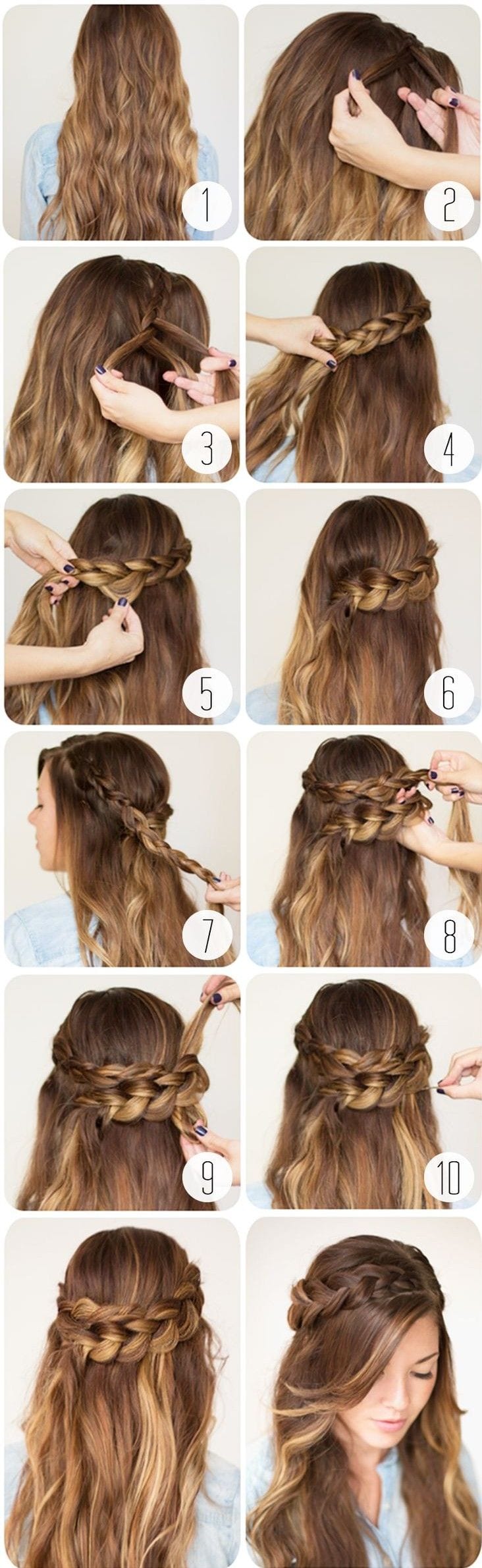 20 Cute And Easy Braided Hairstyle Tutorials