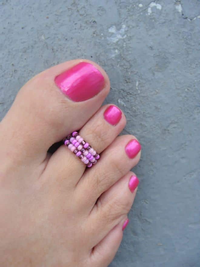 Colorfull Toe RIngs