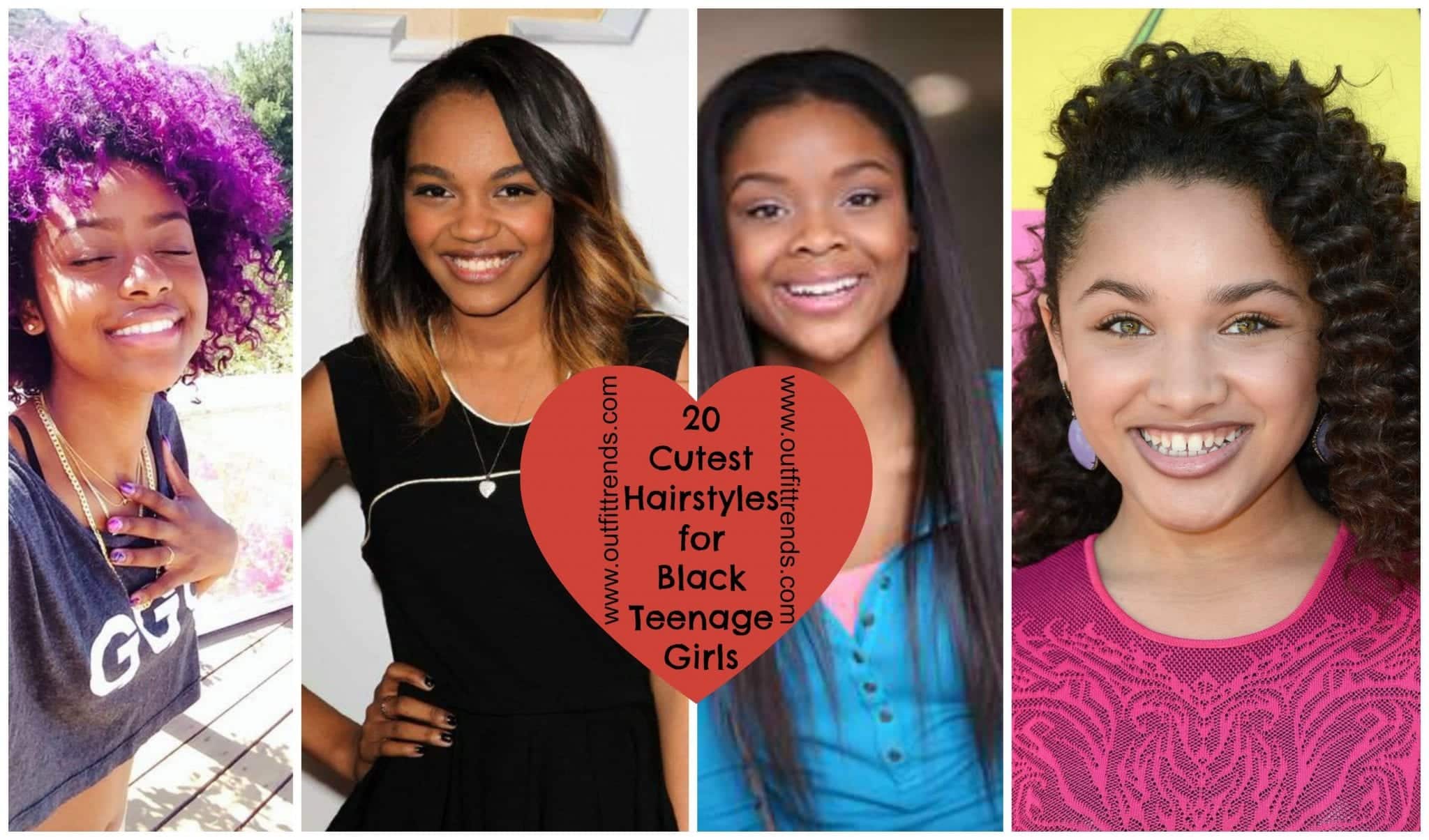 20 cute hairstyles for black teenage girls