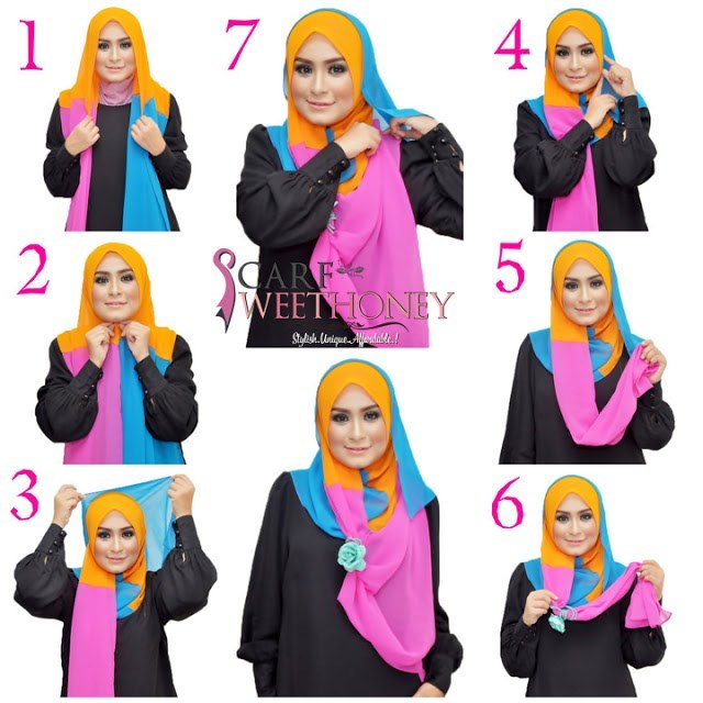 hijab tutorial Step by step