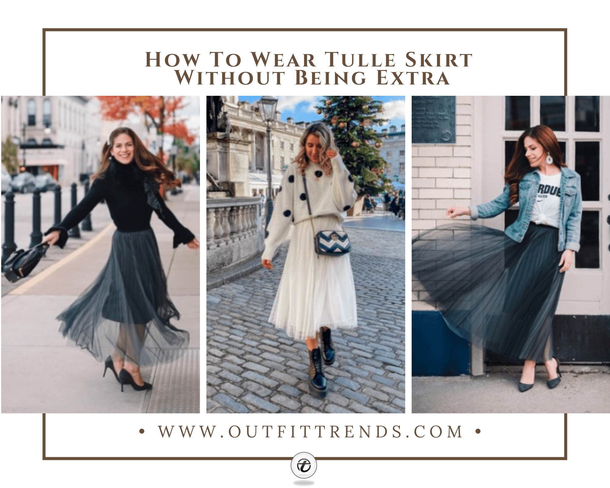 what to wear with a tulle skirt