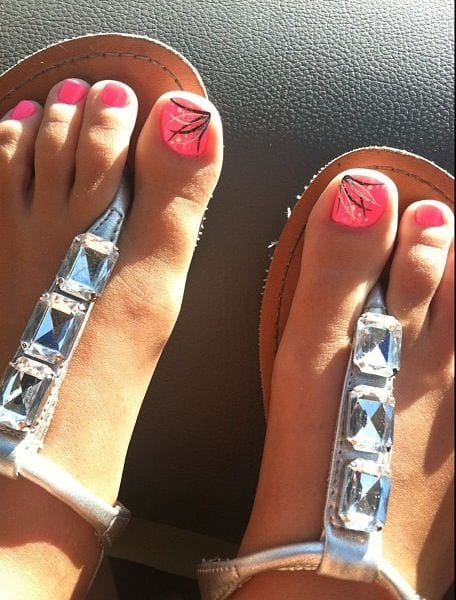 Funky Toe Nail Art 15 Cool Toe Nail Designs For Teenage Girls