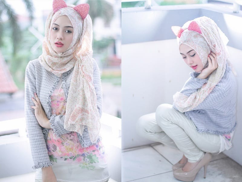 Funky Hijab Style-16 Cool Ideas to Wear Hijab for Funky Look #