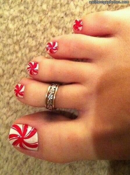 toe nail designs cool funky teenage girls via